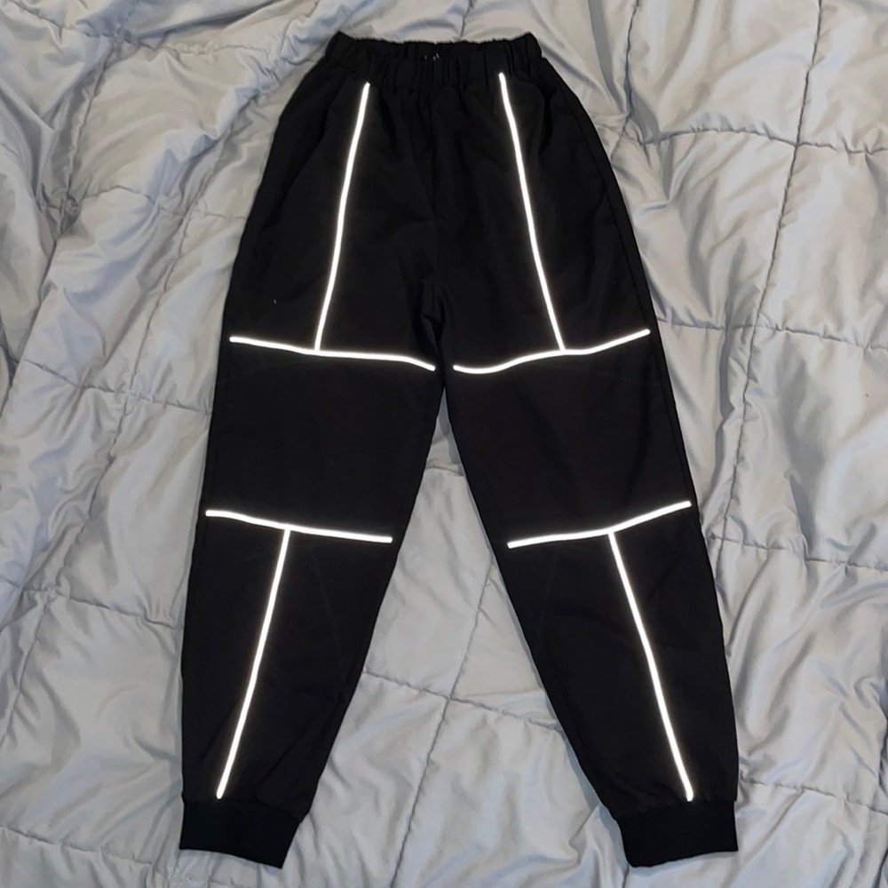 Trendy Reflective TrackPants